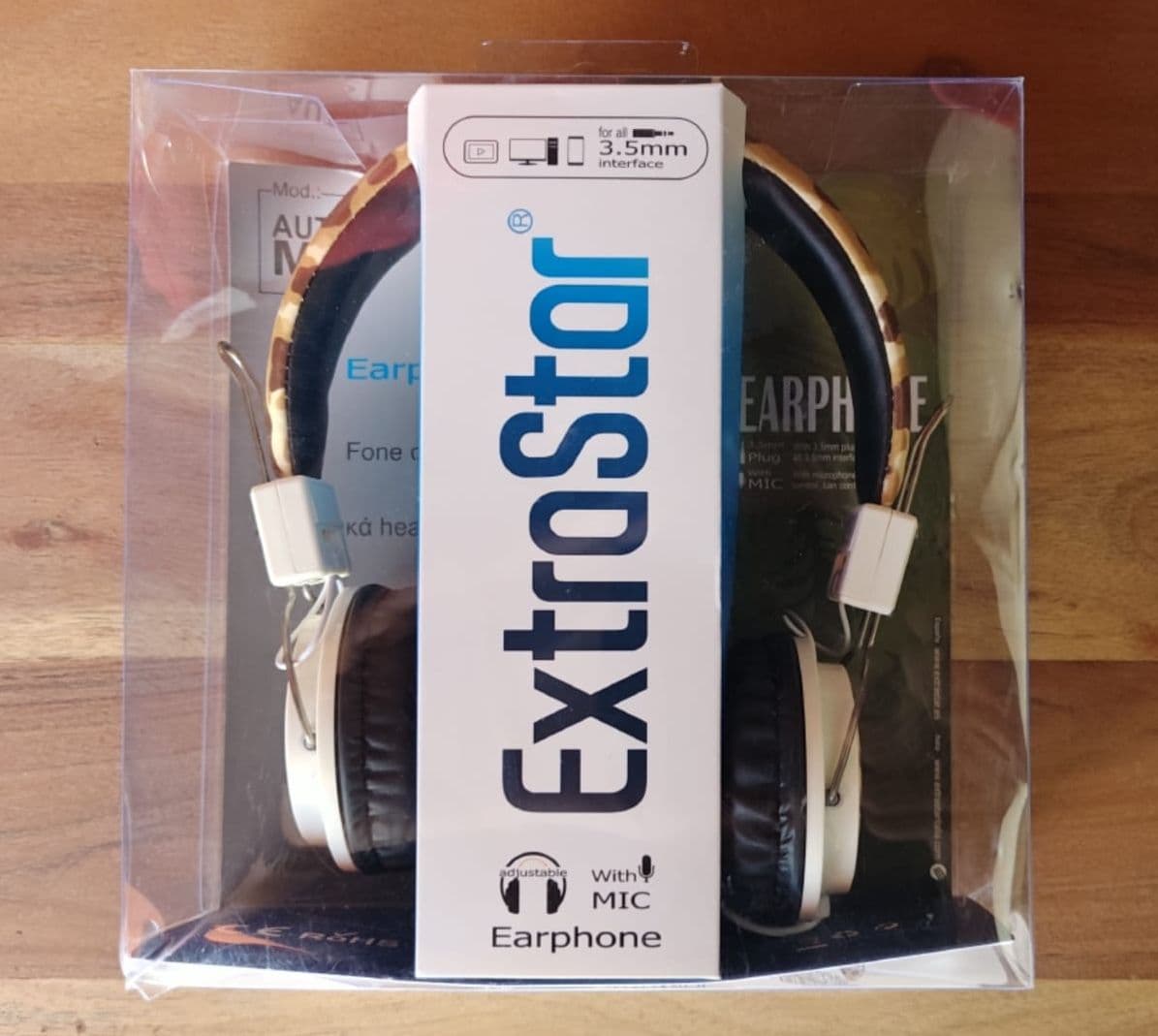 ExtraStar wired over-ear headphones