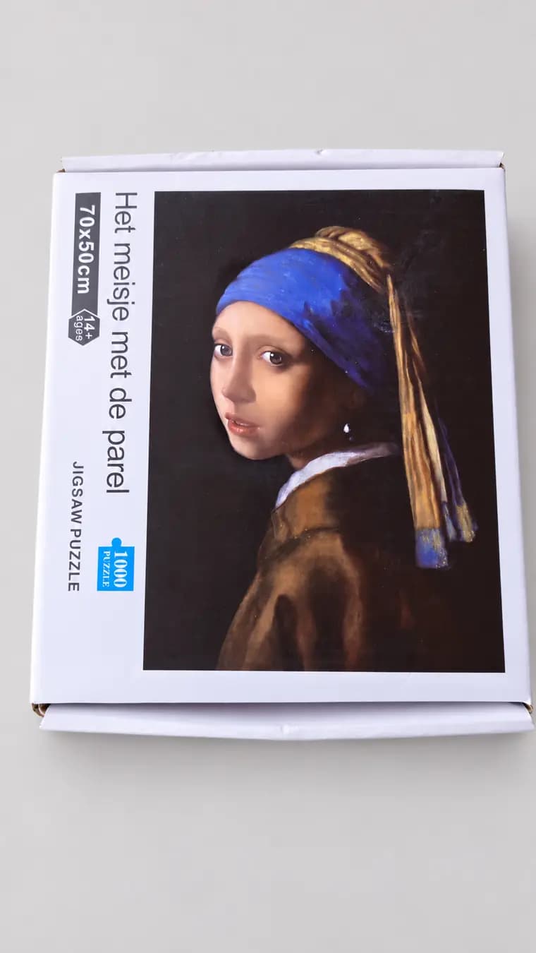 Puzzle Girl with Pearl Earring