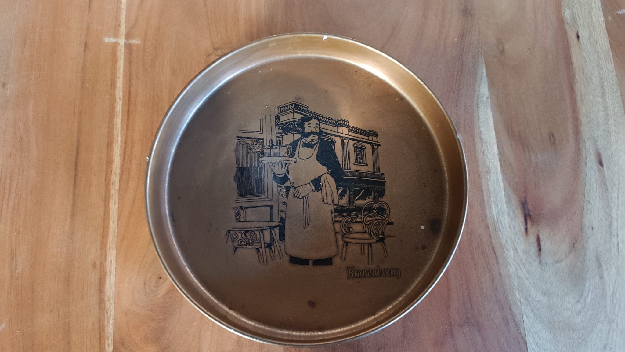Vintage Copper Tray - 20cm diameter